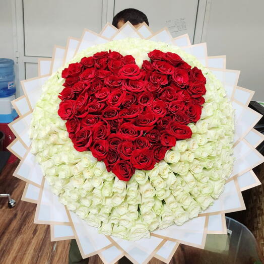 Bouquet de 301 roses