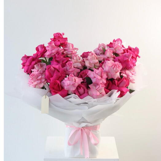 Wish- Букет розовых роз