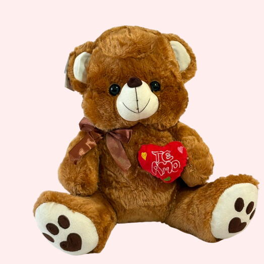 Коричневый плюшевый мишка