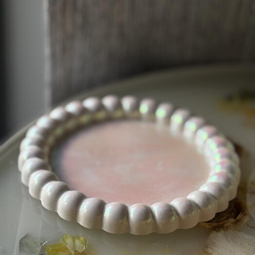 Blush Pearl Bubble Tray