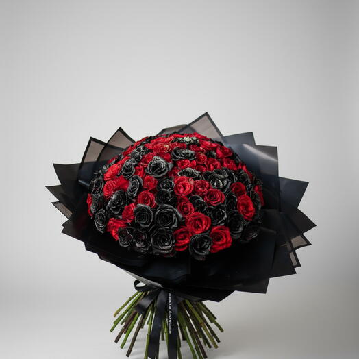 Élégance Noire et Rouge