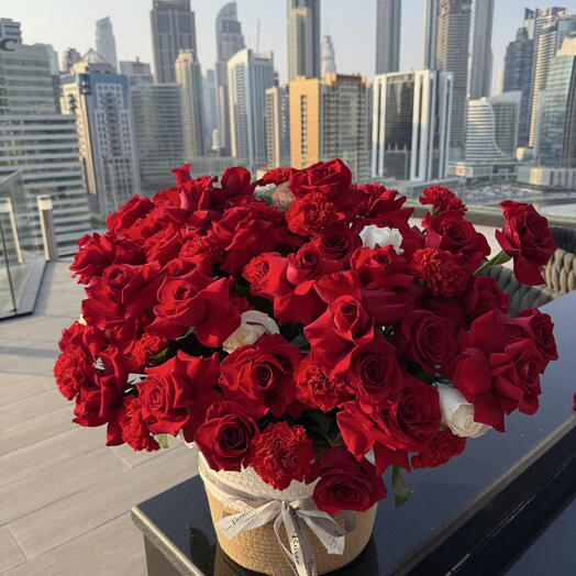 55 красных цветов