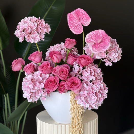 Ваза для цветов «Розовый рай»