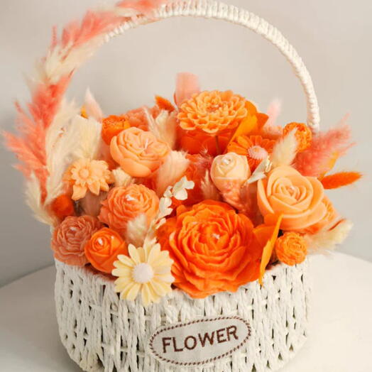 Sunset Blossom Candle