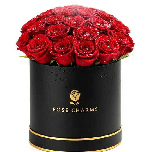 Фирменная коробка Rose Charms 25 роз