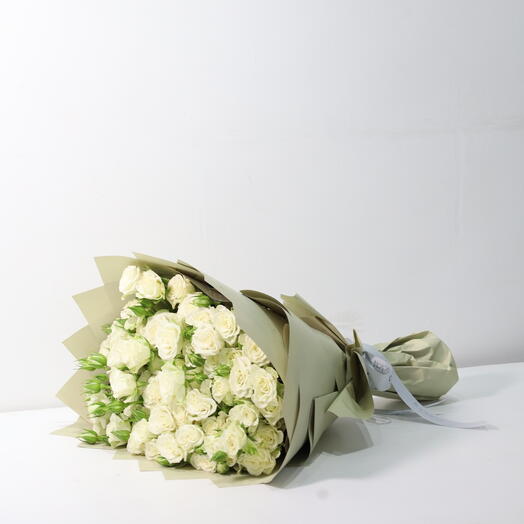 20 кустовых роз премиум