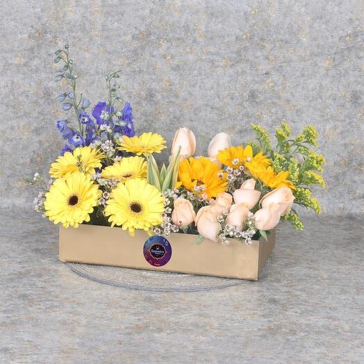 Floral Ramadan Wishes Golden