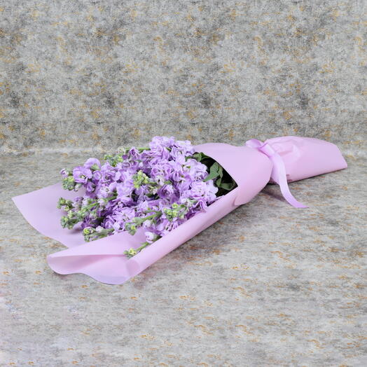 Bouquet Harmonie aux pétales violets