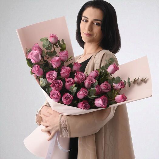 Букет роз Violet Blush