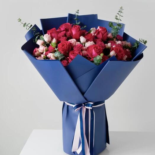 Saphire- Rose Bouquet