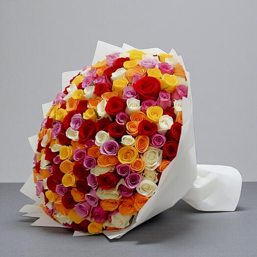 251 Mixed Roses Bouquet