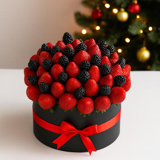 Magnificent Strawberry and Black Mulberry