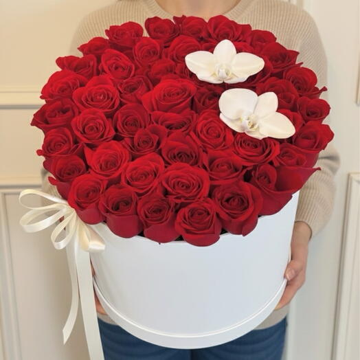 Caja LB de 45 rosas