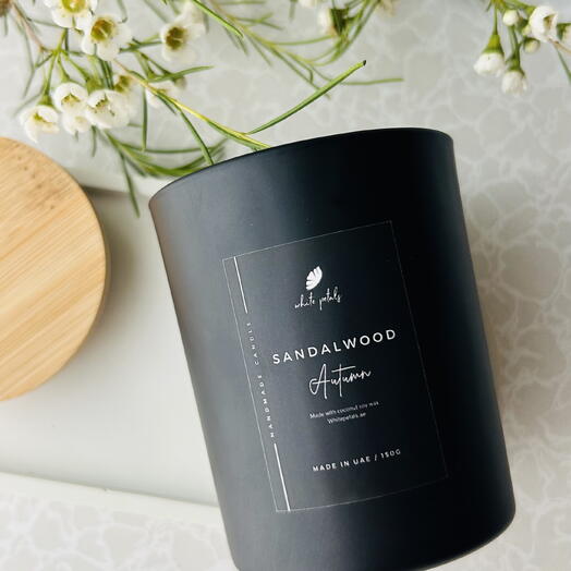 Кокосово-соевая свеча с ароматом сандала