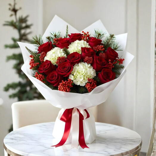 Рождественское сияние падуба