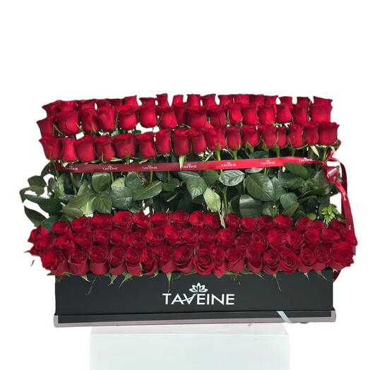 Crimson Grand Rose Box