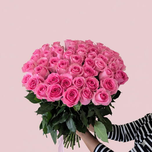 50 Pink Rose bundle