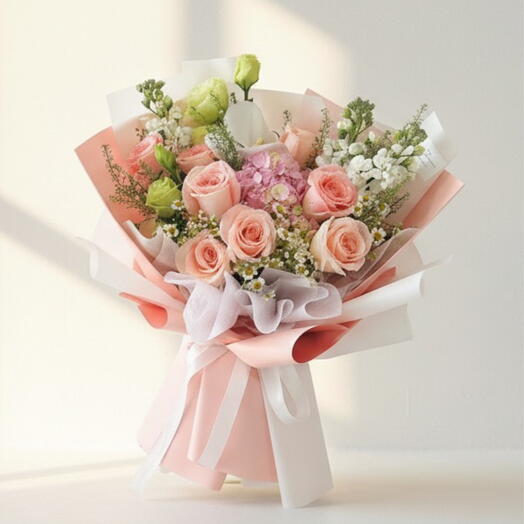 Элегантность персикового румянца