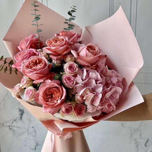 Pink Embrace Bouquet Large