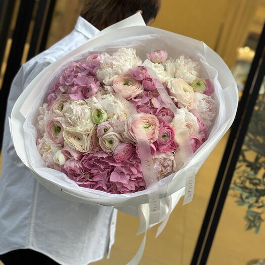 Sinfonía de Pétalos Rosa XL