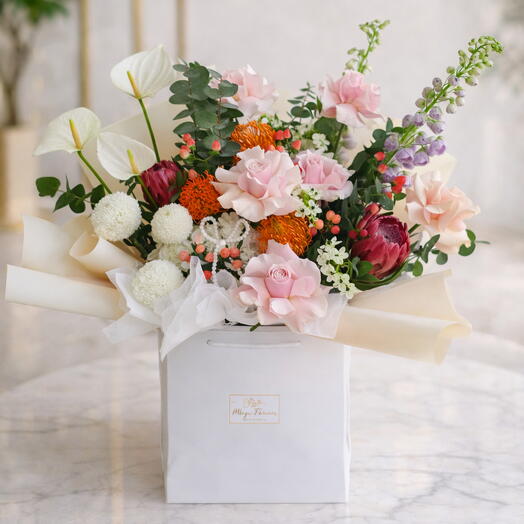 Exotic Floral Arrangement With Anthurium