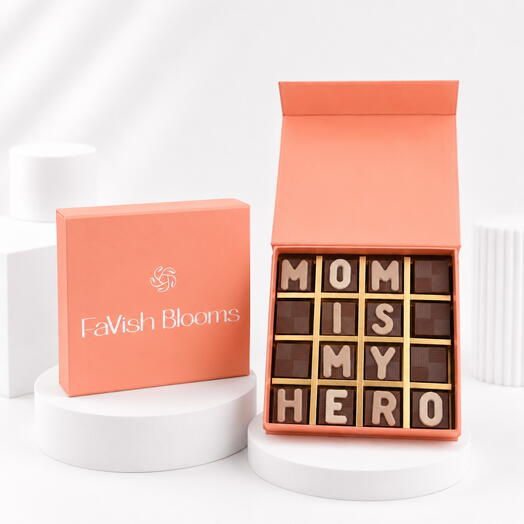 Mom Is My Hero Premium Chocolate Box