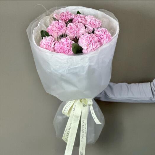 Charming Pink Carnation Bouquet- 587