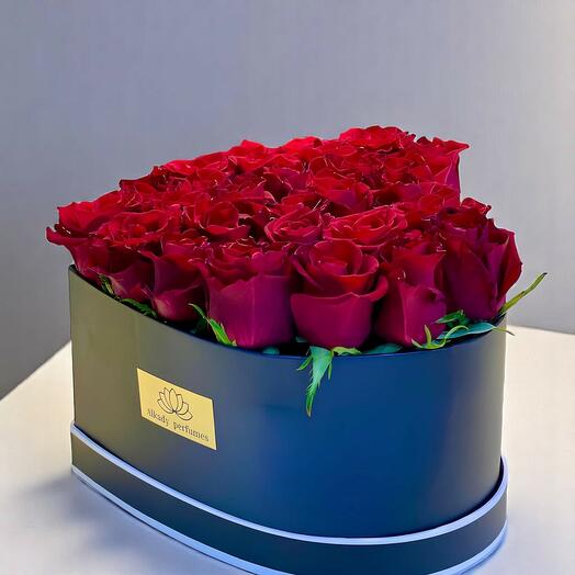 Vivid Red Rose Cascade