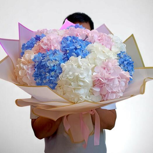 Colorful Hydrangea Bouquet