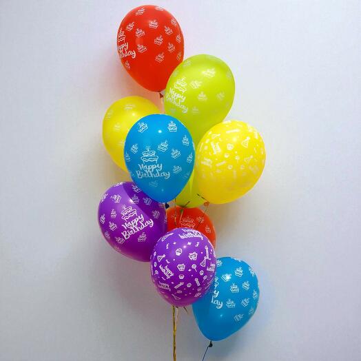Ballons à l’hélium Joyeux anniversaire