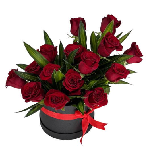 Le red velvet avec du feuillage