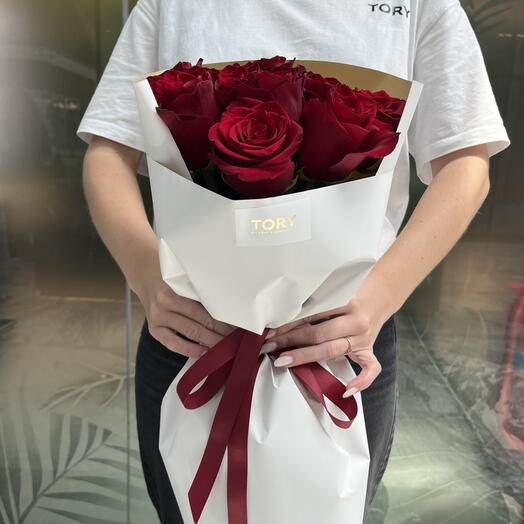 Ramo de 11 rosas rojas