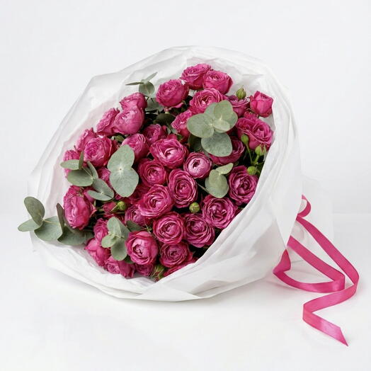 Elegancia rosa de peonía – 21 tallos
