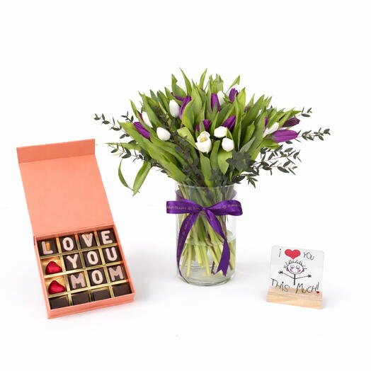 Коллекция Гранд 31 Тюльпан Элеганс с шоколадом