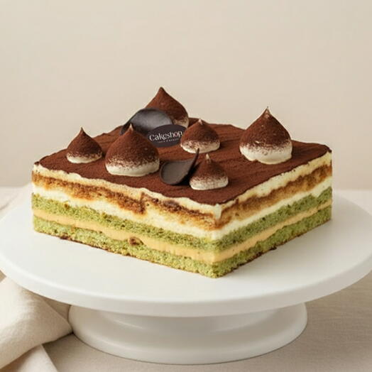 Pistachio Tiramisu Cake 500gm