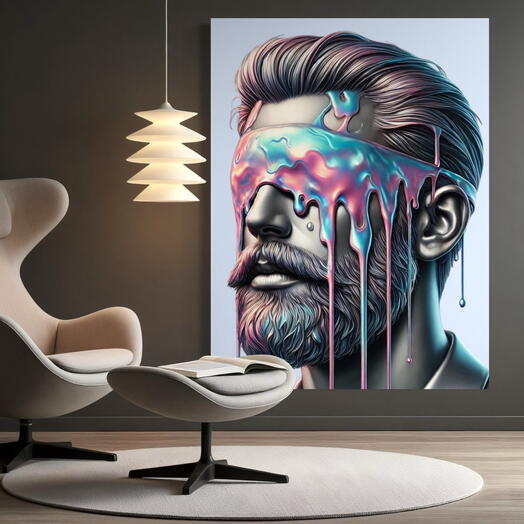 Emotion Completely handcrafted acrylic painting on canvas