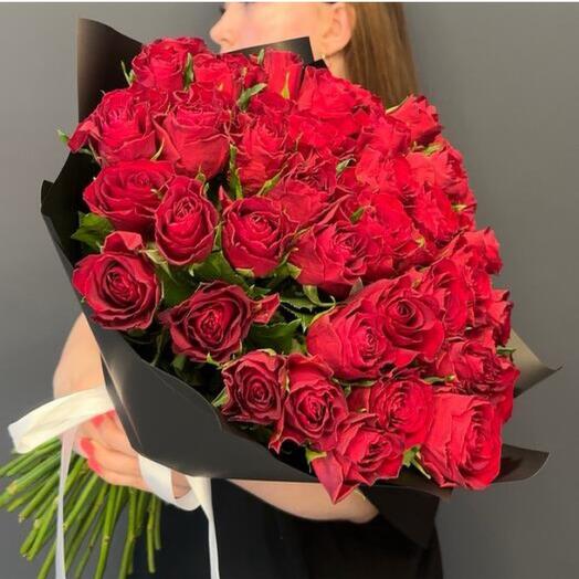 Bouquet de 35 roses rouges 3535