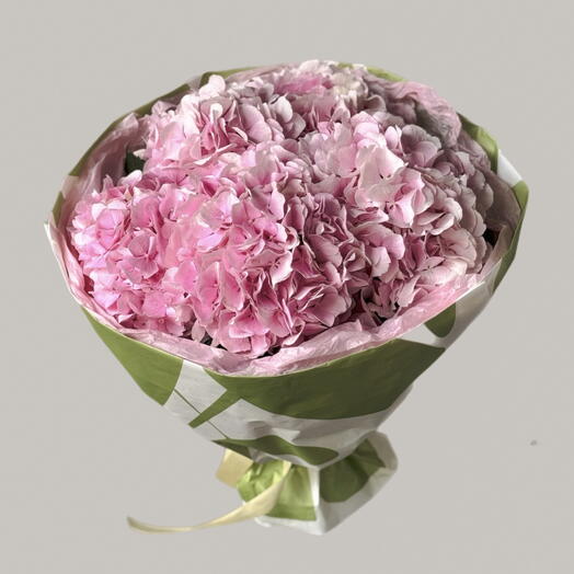 PPink hydrangeas (5 pcs)