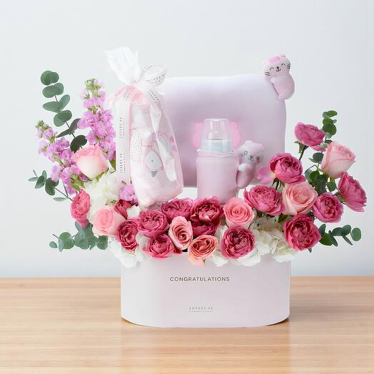 Пудровая коробка «Добро пожаловать, малышка»