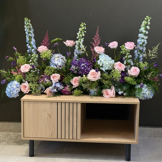 Современная роскошная композиция для стола 120 см