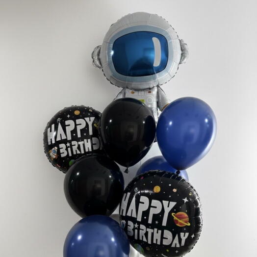 Astronaut Birthday Balloon Set