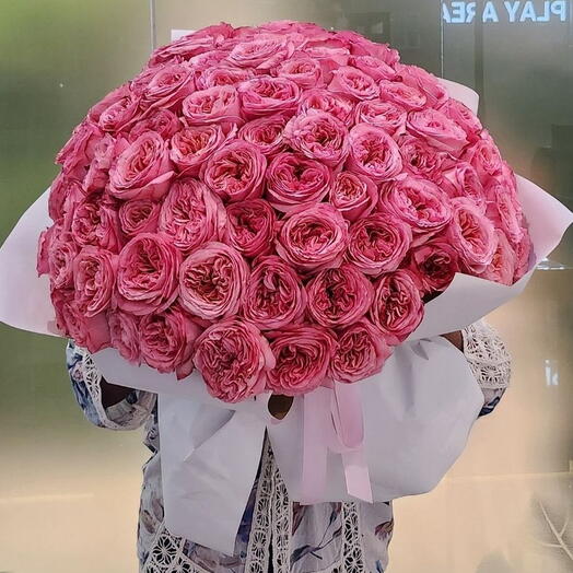 Bouquet of 101 Rose Pink Expressions
