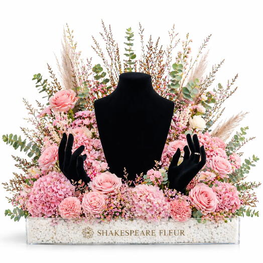 أزهار فاخرة زمردية