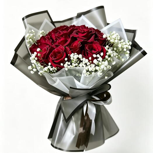 Ramo de 15 rosas rojas