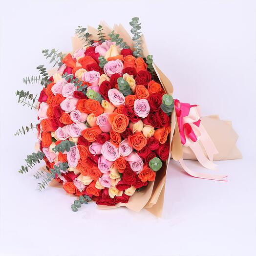 Bouquet Candy de 201 roses