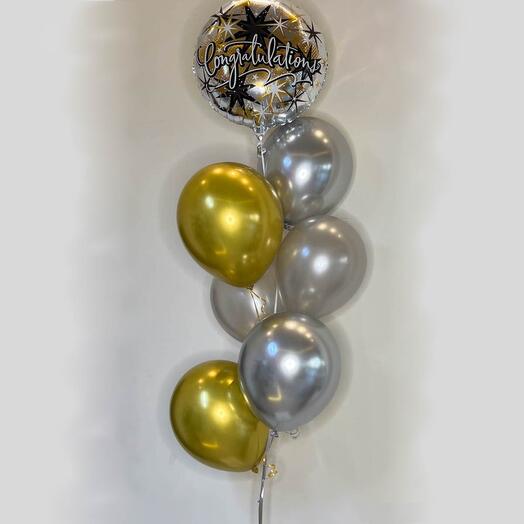 Поздравительный набор в серебре