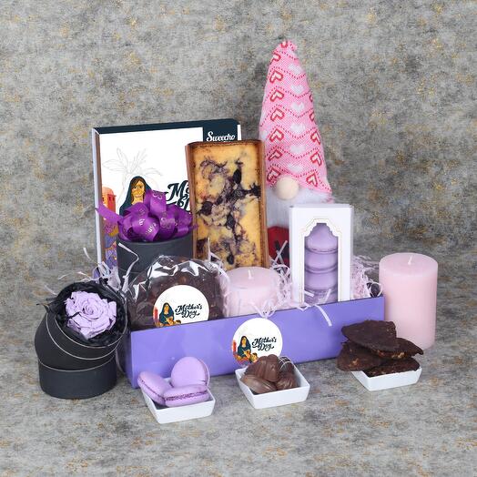 Mothers Day Gift Tray Purple