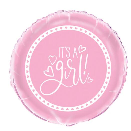 It s A Girl Single Foil Balloon