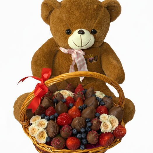 Fresas cubiertas de chocolate  Año Nuevo Navidad Regalos corporativos Flores Regalos