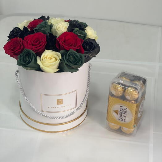 Премиальный подарочный набор с розами